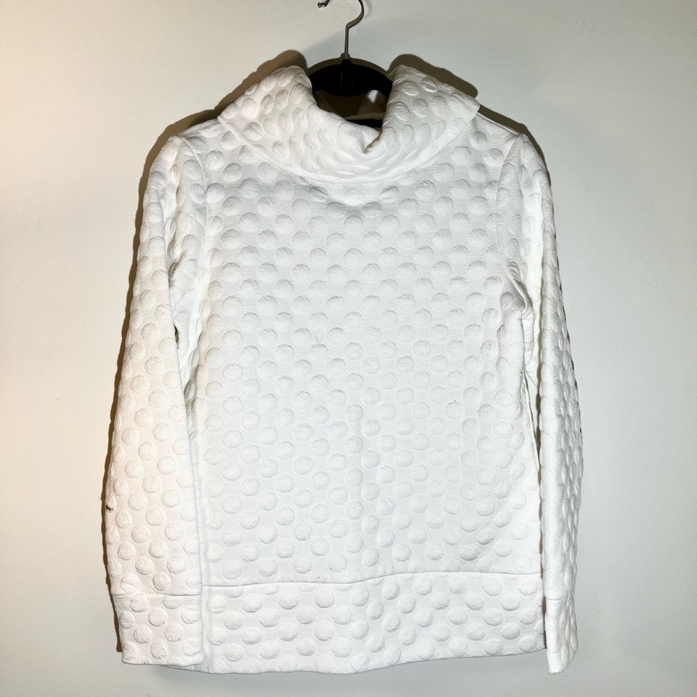White Cowl Neck Sweater